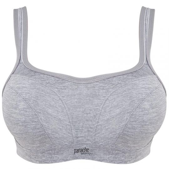 Panache Sport Grey Marl sportovní podprsenka