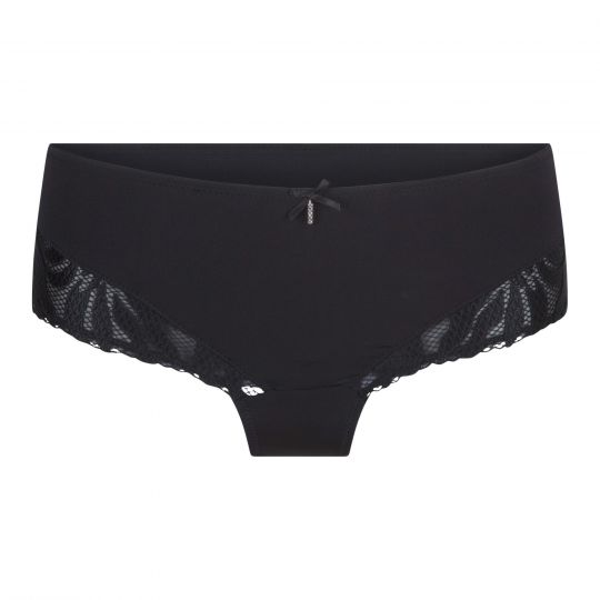 LingaDore Black Flower černé šortky